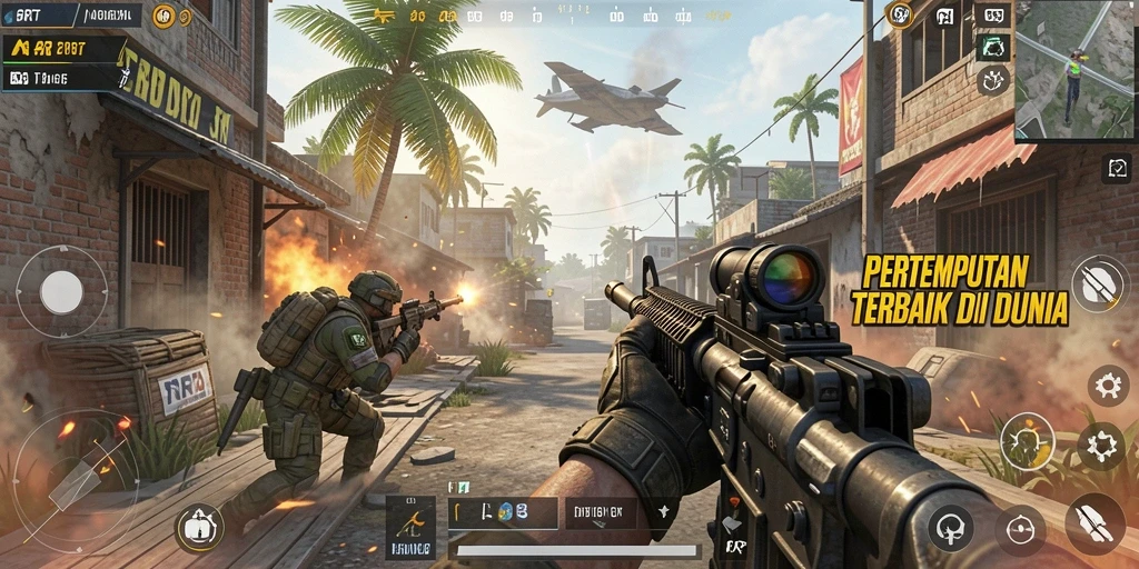 Tampilan menegangkan dari gameplay <strong>6RT</strong> yang penuh aksi.