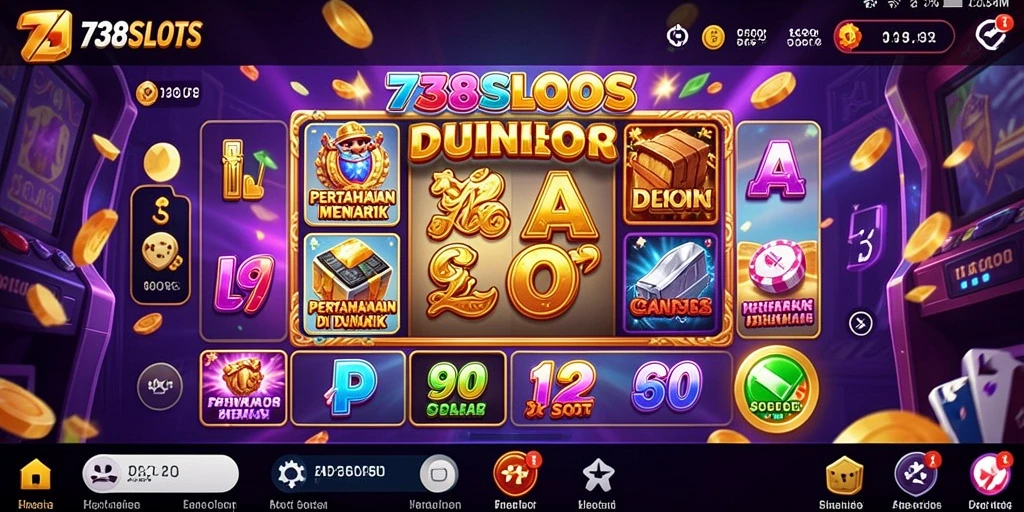 Gameplay seru Tower Defense dengan elemen slot.