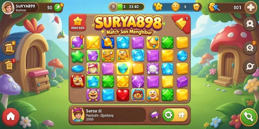Tampilan gameplay SURYA898 yang menarik dan penuh warna.