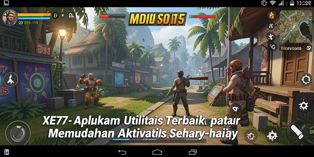 Tampilan antarmuka aplikasi XE77 yang intuitif dan user-friendly.
