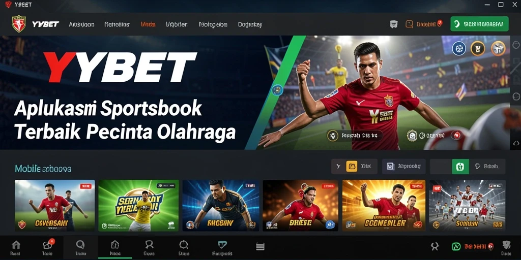 Screenshot YYBET menampilkan antarmuka taruhan olahraga yang interaktif.